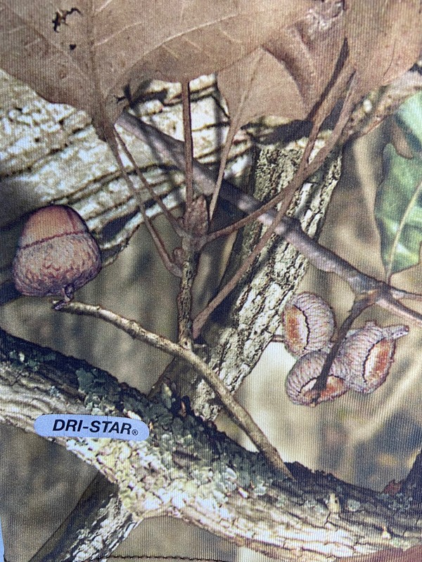 Starter Mossy Oak Break Up Infinity Camouflage Dri-Star Shirt Men Size 3XL 54/56 gallery
