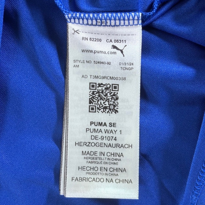 Puma Quarter Zip Pullover Mens Size M Blue DryCell Training Top NWT 524940-92 gallery
