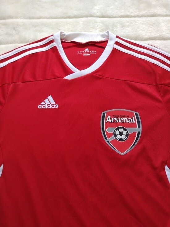 Adidas Men's Arsenal FC Soccer Jersey Red Small #12 Wayne-Westland gallery