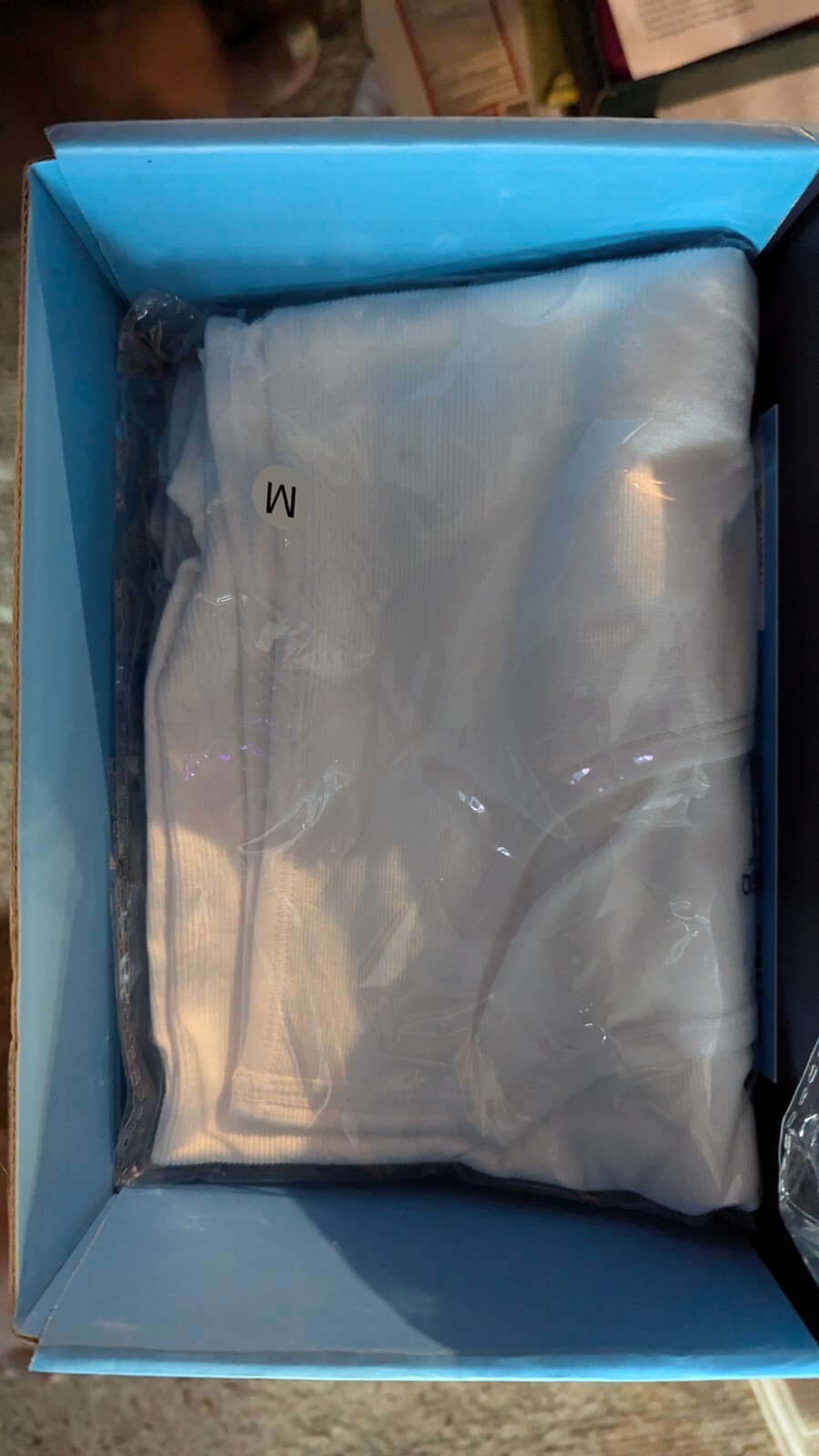 Men's Gynecomastia Compression Shirt White Body Shaper Sz Med 3 Pack gallery