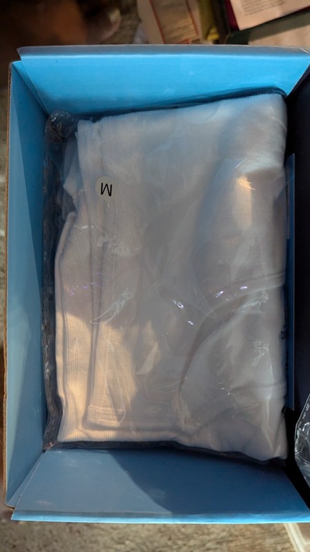 Men's Gynecomastia Compression Shirt White Body Shaper Sz Med 3 Pack gallery