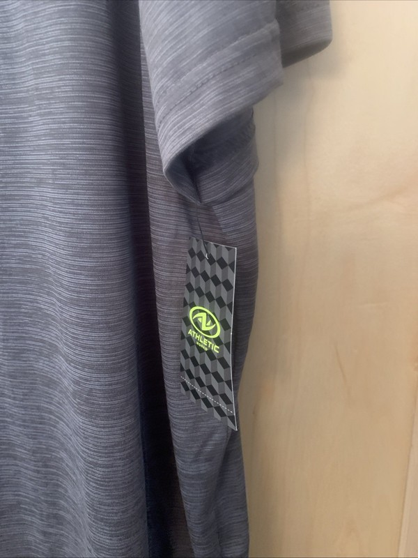 Mens Athletic DriWorks Short Sleeve Shirt - Gray - Size 2XL gallery