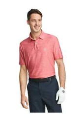 RTLS $60 IZOD SWINGFLEX GOLF TITLE HOLDER SHORT SLEEVE POLO SEPIA ROSE SZ XLT