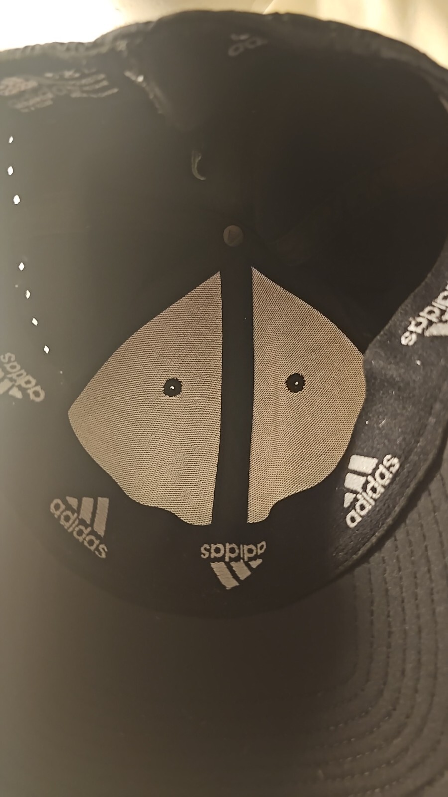 Adidas climalite black OFSA active wear men's cap logo lightweight vents logo gallery