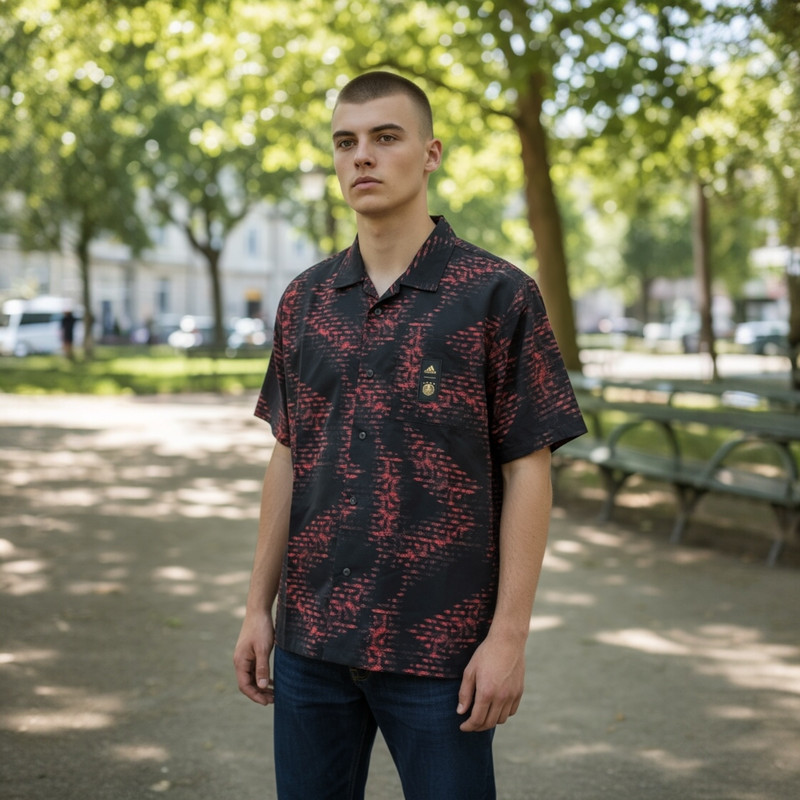 Adidas Loose Fit Official Licensed Germany National Soccer Team Icon Shirt S $90 gallery
