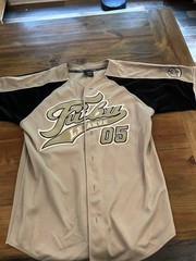 Vintage Fubu 05 Jersey Football Baseball Hip Hop Gangster OG Shirt Y2K 90s Large