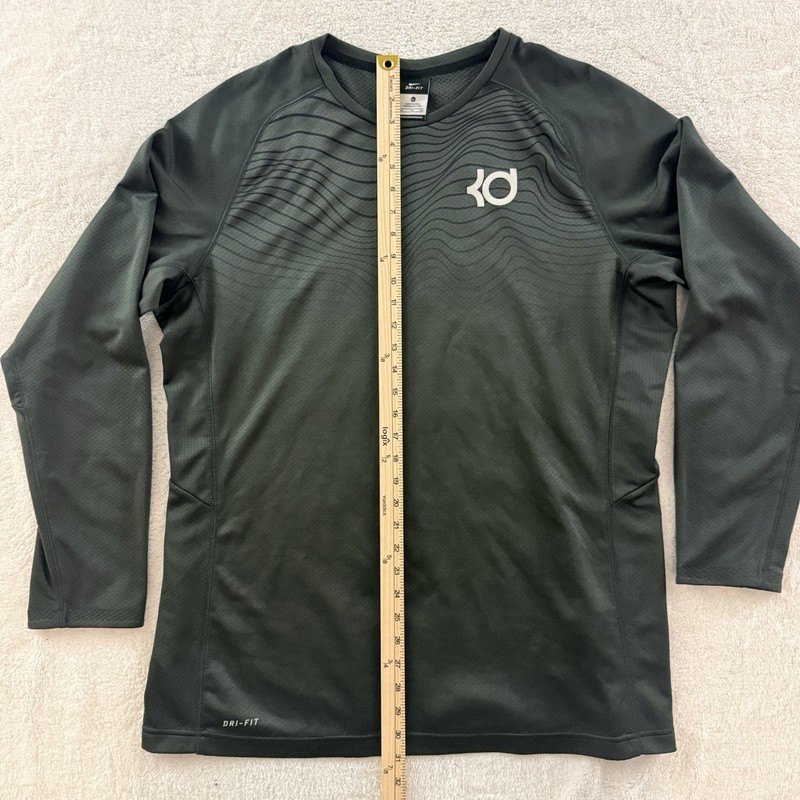 NIKE KEVIN DURANT (KD) FEARLESS DRI-FIT LONG SLEEVE BASKETBALL SHIRT SIZE XL gallery