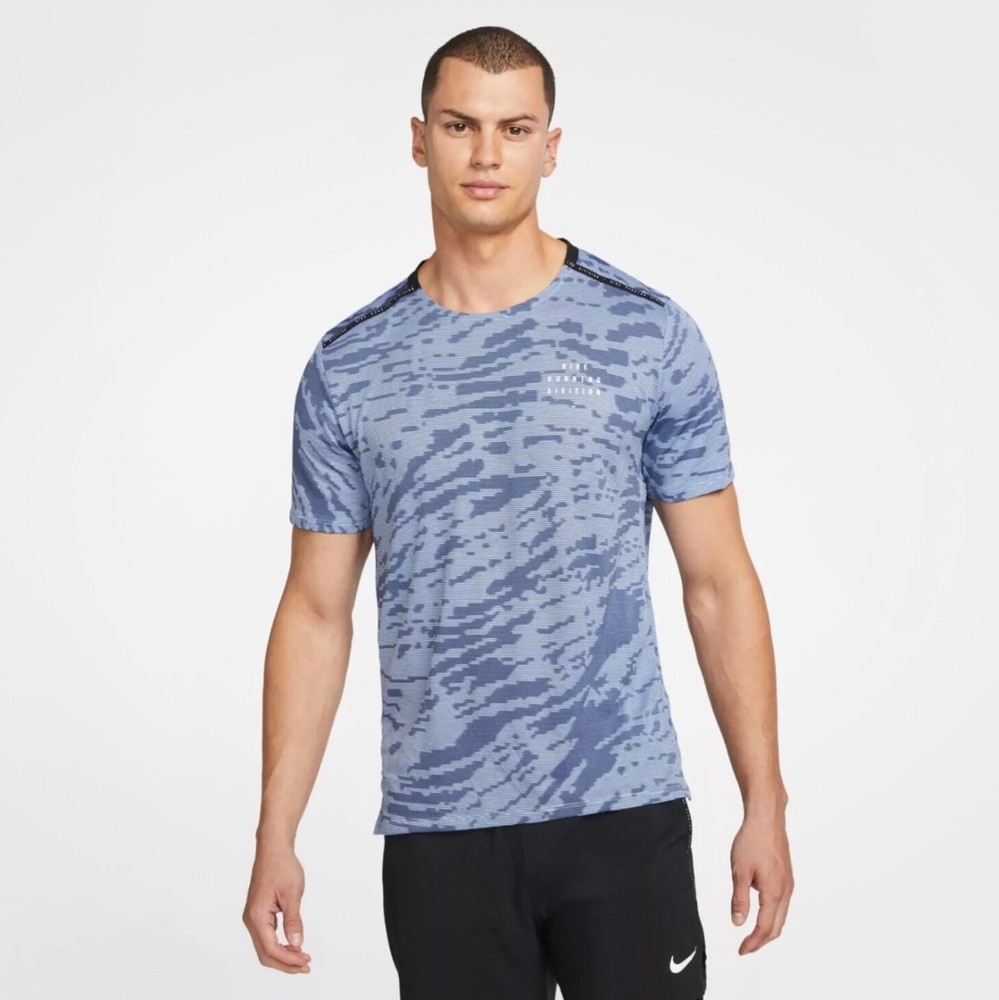 NIKE RISE 365 RUN DIVISION RUNNING TOP MEN'S UK L - DM4636 548