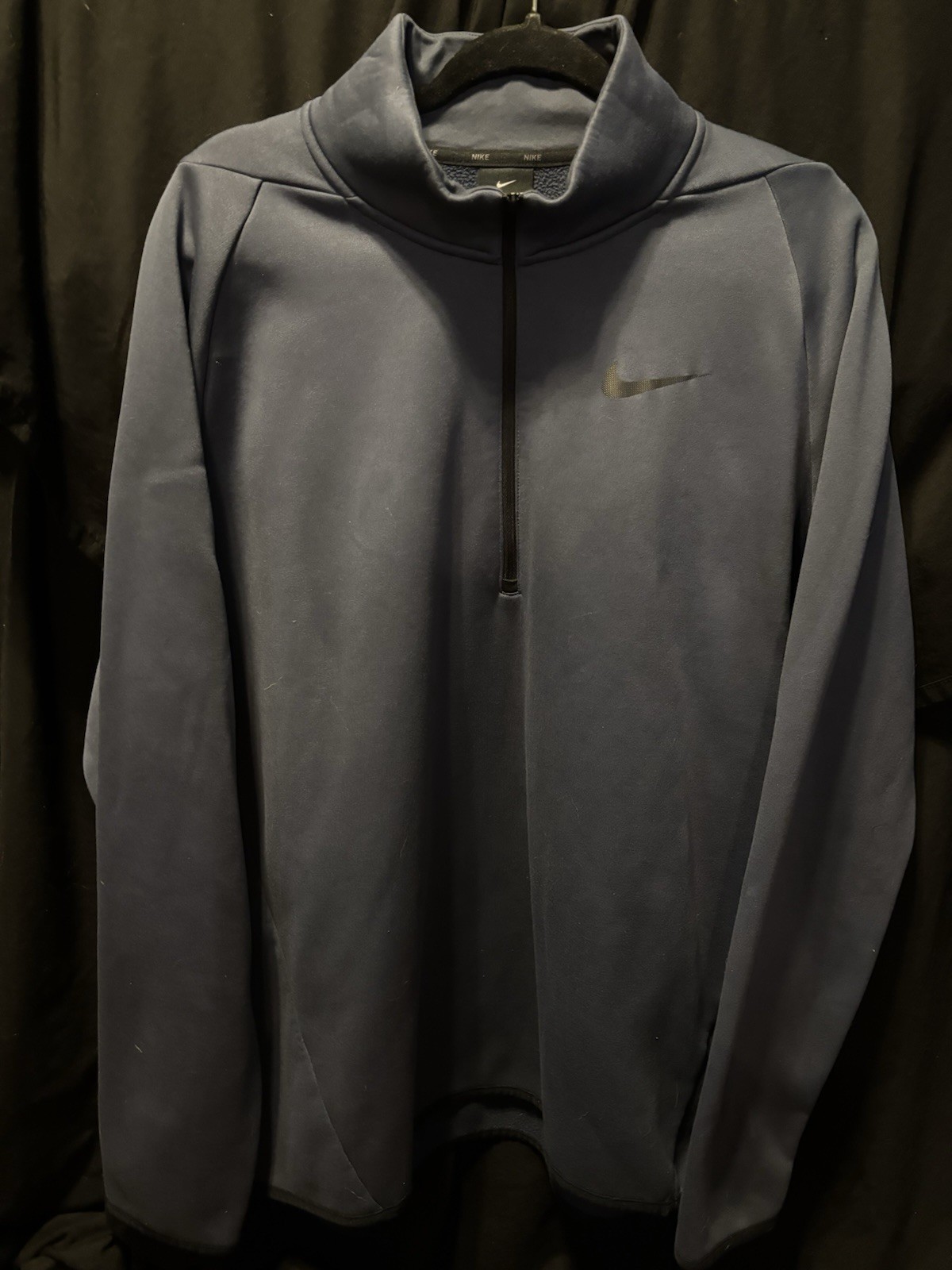 Nike Therma 1/4-Zip Training Top | Blue Men’s XL gallery