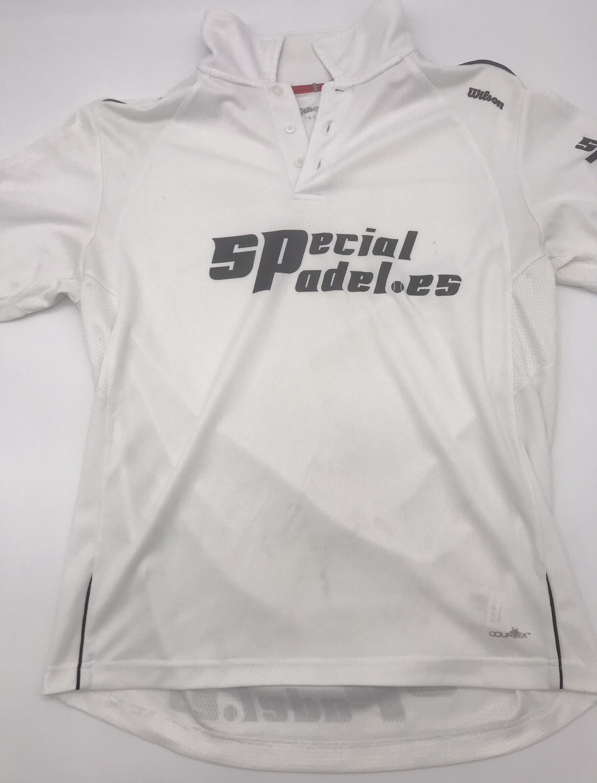 Wilson Jersey Men Large White Graphic Print Logo …#18244 gallery