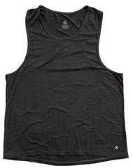 BACKCOUNTRY Destination Gray Black Heather Performance Tank Top Mens M