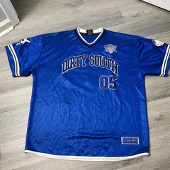 Vintage Fubu Blue Jersey Men 3XL Dirty South #05 Hip Hop 90s Streetwear Ltd Ed