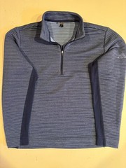 Mens Large Adidas 2025 Ultimate365 DWR Textured Quarter Zip