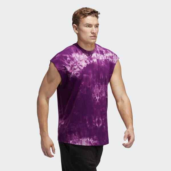 Adidas GM3875 Tie Dye Cloud Tank Glory Purple ( S )