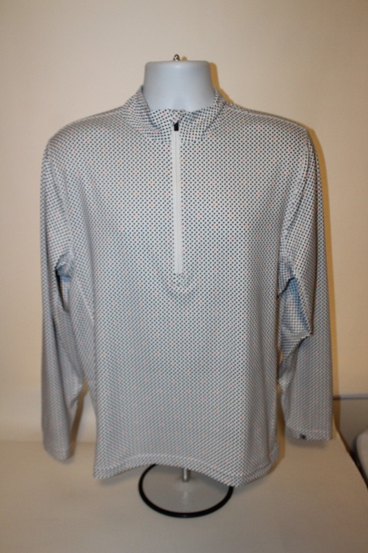 1764 Golf Performance 1/4 Zip Pullover Shirt Men's Size Small Geometric Arrows gallery