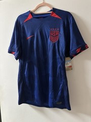 New Nike Jersey USA Soccer 2023 Stadium Away Dri-FIT Blue DR3971 $95 Mens Sz Med
