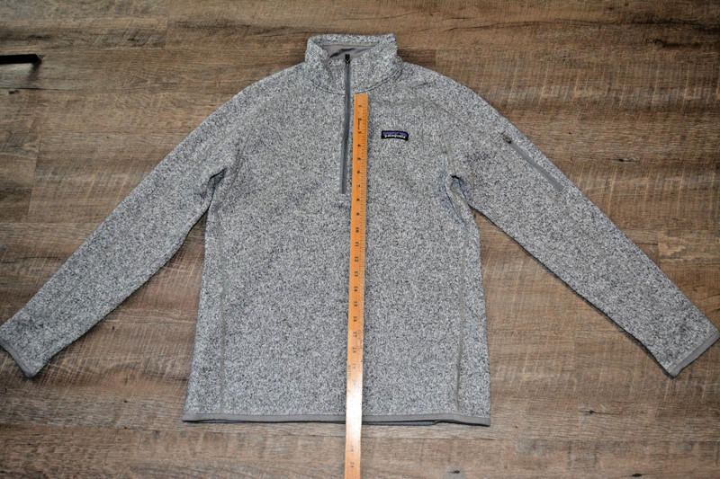 Patagonia Better Sweater Pullover Large Gray Quarter Zip Fleece Hiking gallery
