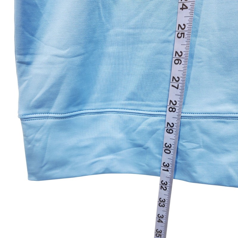 Michel Rouen Mens Size XL Light Blue Performance Vest Zip Neck Activewear gallery