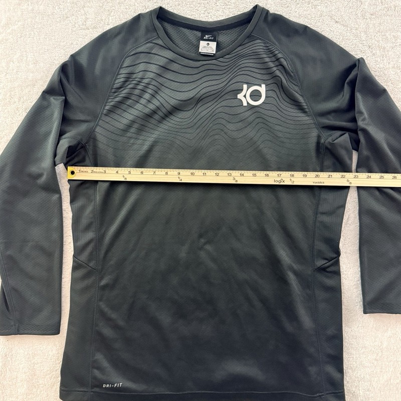 NIKE KEVIN DURANT (KD) FEARLESS DRI-FIT LONG SLEEVE BASKETBALL SHIRT SIZE XL gallery