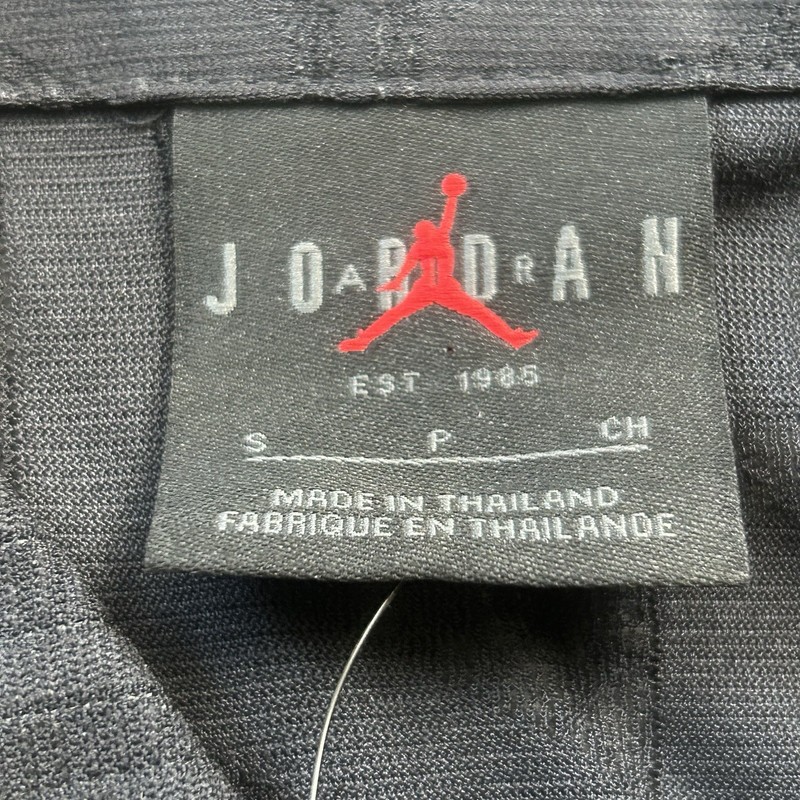 Nike Jordan Flight Short Sleeve Knit Sail T-shirt Black Men's Small HF9363-010 gallery