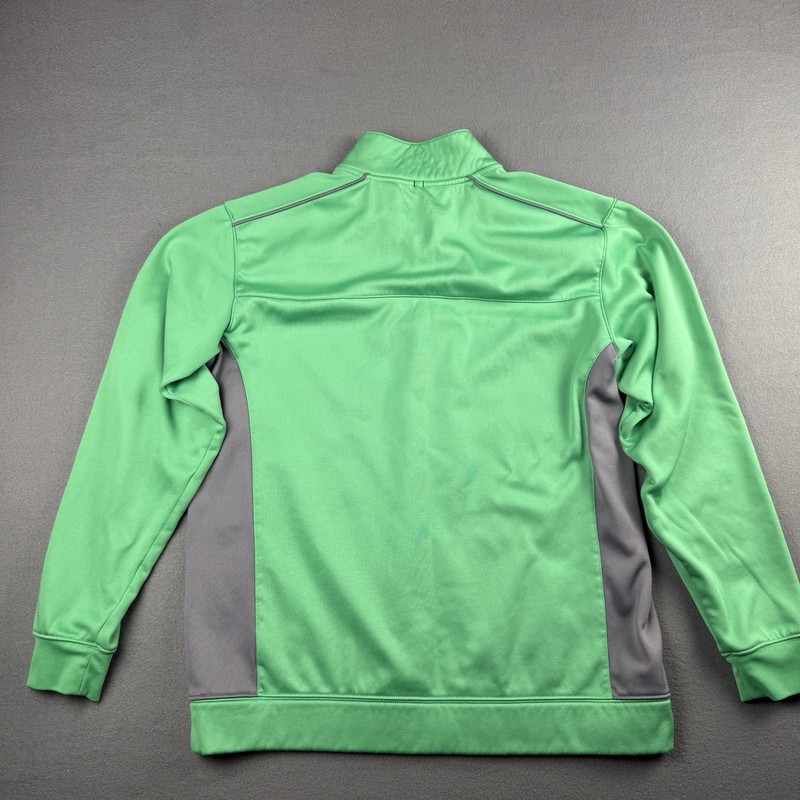 Nike Golf Tour Performance Pullover Mens M Therma-FIT 1/4 Zip Green Fleece Swt gallery