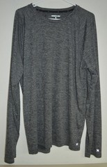 Kenneth Cole Men’s XL Long Sleeve Active Wear Shirt Gray