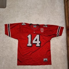 Mens Vtg Steve & Barry’s City Wide Indiana Hoosiers #14 Football Jersey Size XL