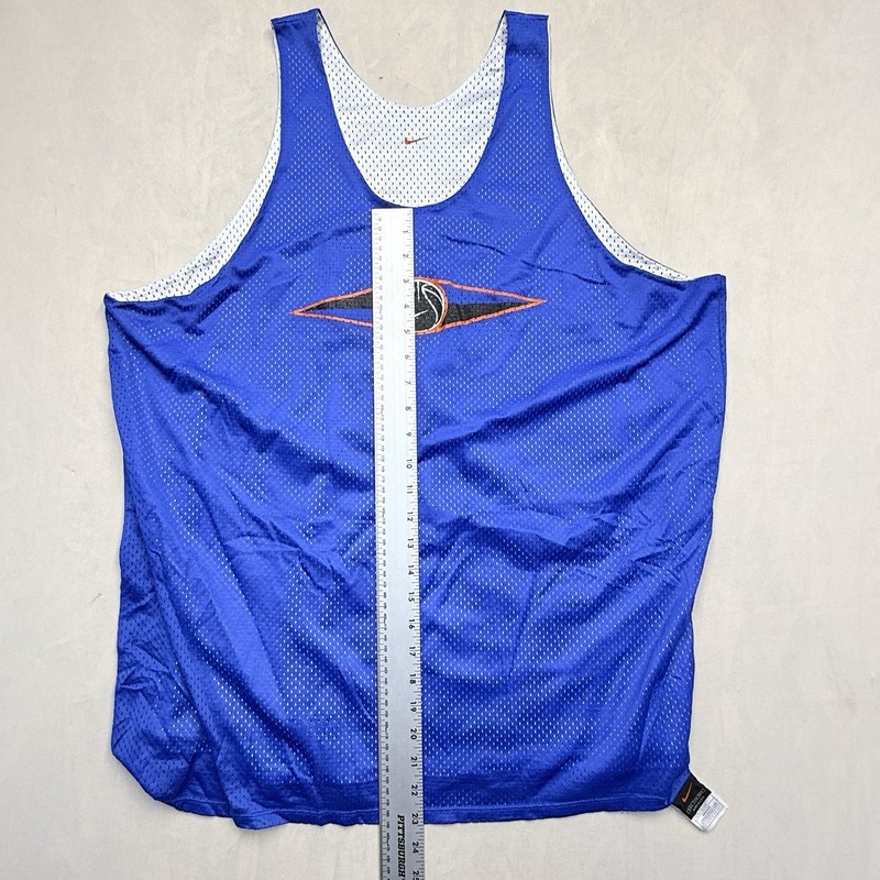 Vintage Nike Reversible Mesh Practice Jersey Navy Blue White Adult XXL gallery