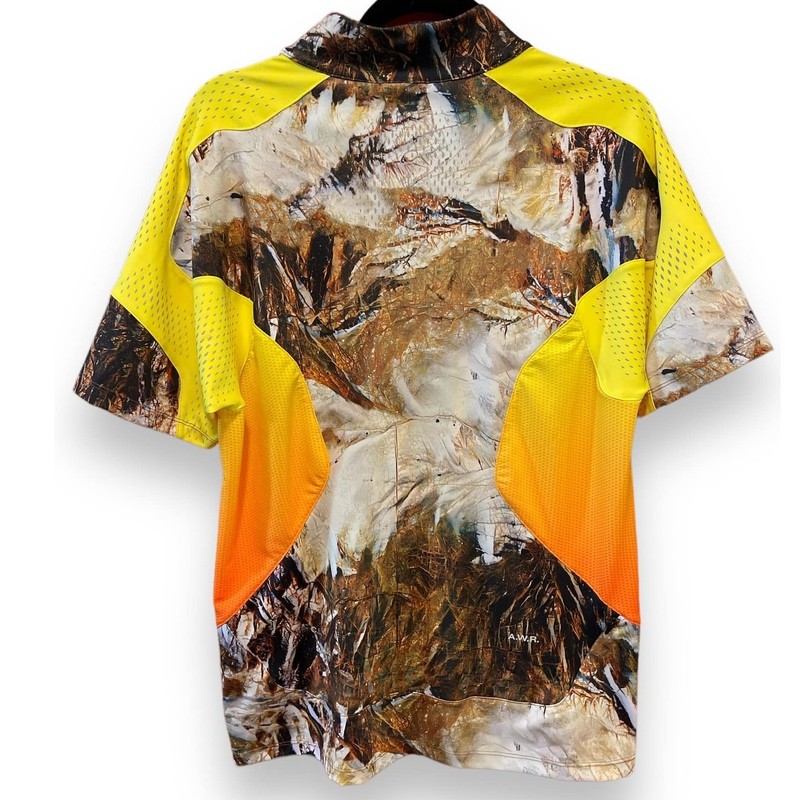 New Nike M Nocta Camo Yellow/Orange Colorway Tempo Half Zip Running Top Shirt gallery
