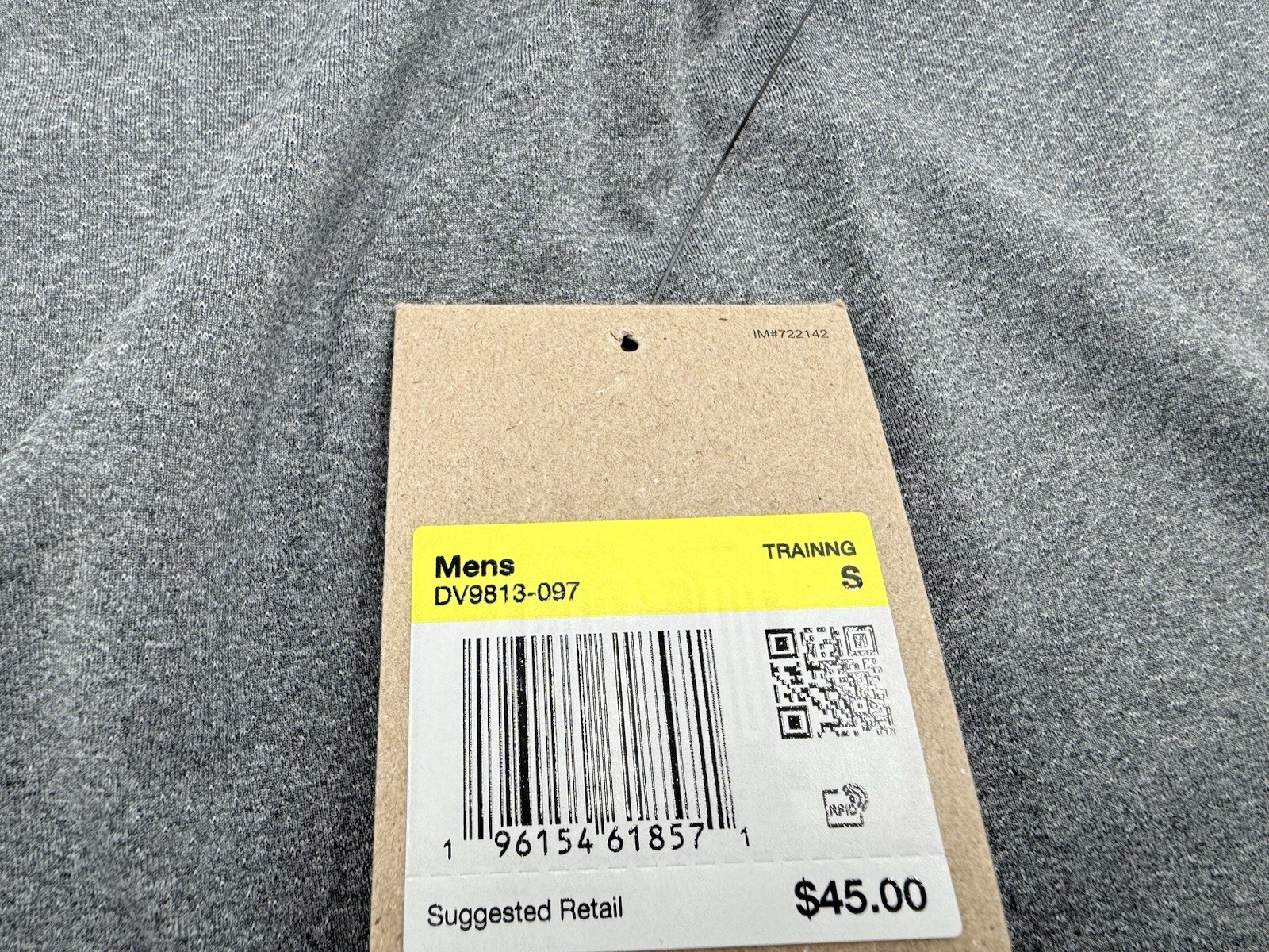 Size Small - Nike Dri-FIT Ready Tank Top GrayDV9813-097 gallery
