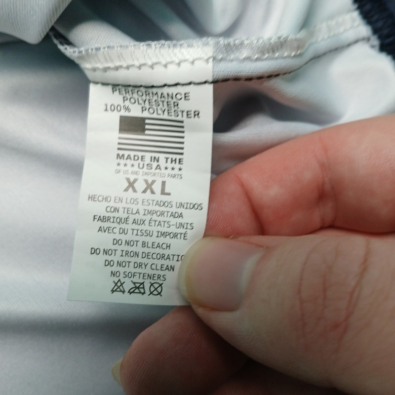 The Sport Shirt Mens XXL Navy Blue Performance Moisture Wicking T Shirt USA Flag gallery