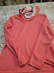 Hi-Tec Mens Hooded Athletic Shirt Red Medium