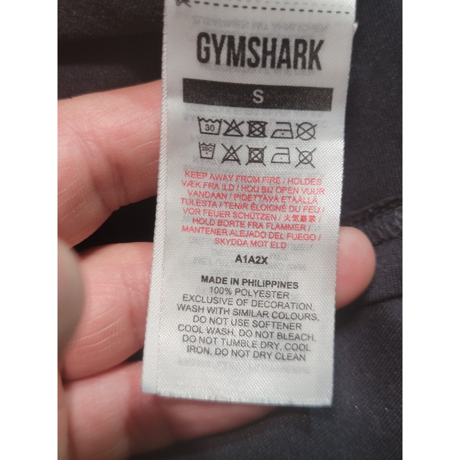 Gymshark Arrival T-Shirt Mens Small Black Short Sleeve Training Top A1A2X gallery