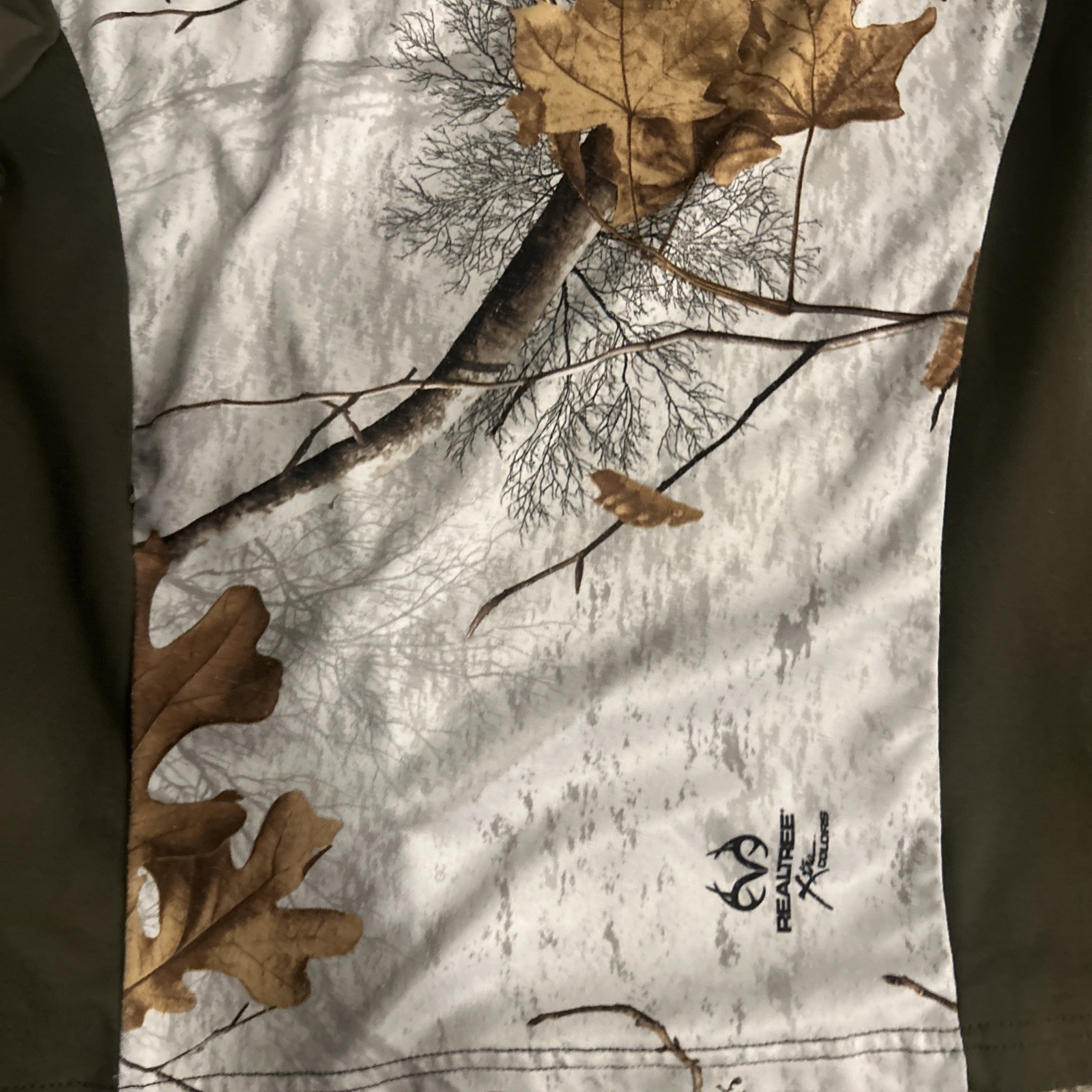 Realtree Shirt Mens S Multicolor Nature Forest 1/4 Zip Pullover gallery