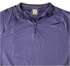 FootJoy 1/4 Zip Golf Pullover Men’s XL Navy Performance Stretch Quick Dry