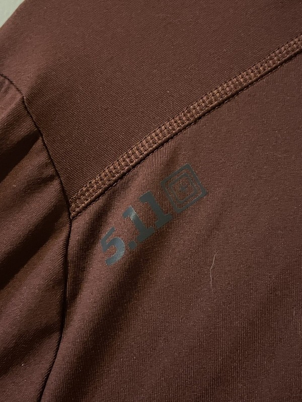 511 Tactical Pullover Mens SZ S Maroon PT-R Training 1/4 Zip gallery