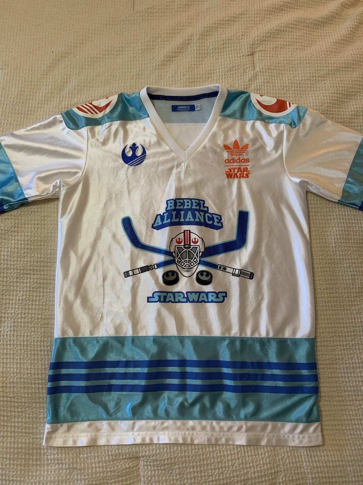 Star Wars Adidas Rebel Alliance Luke Skywalker Jersey Size Medium Excellent! gallery