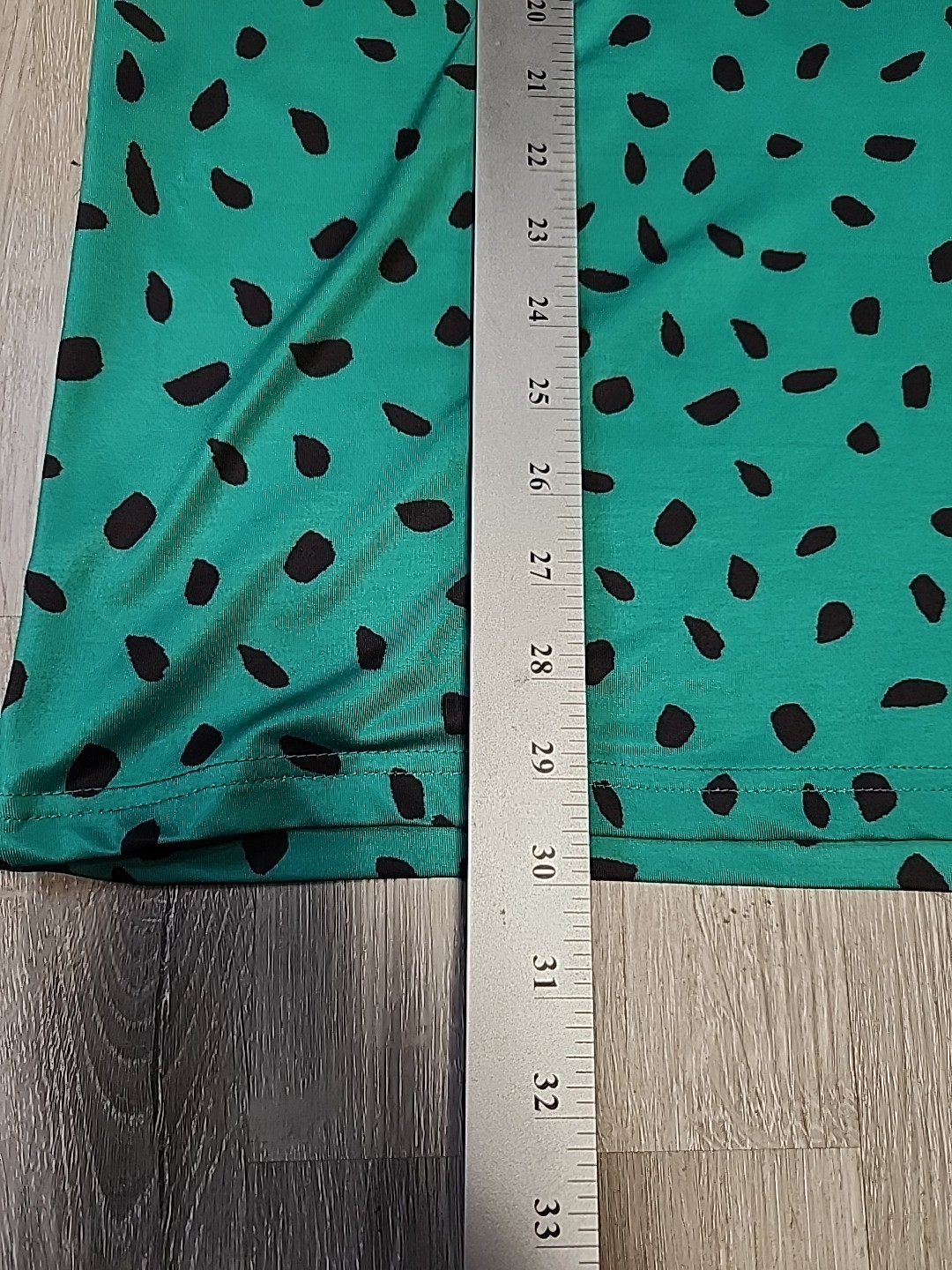 Proud 90 Logo Green Leopard Print Golf Lightweight Polo Shirt Mens Medium gallery