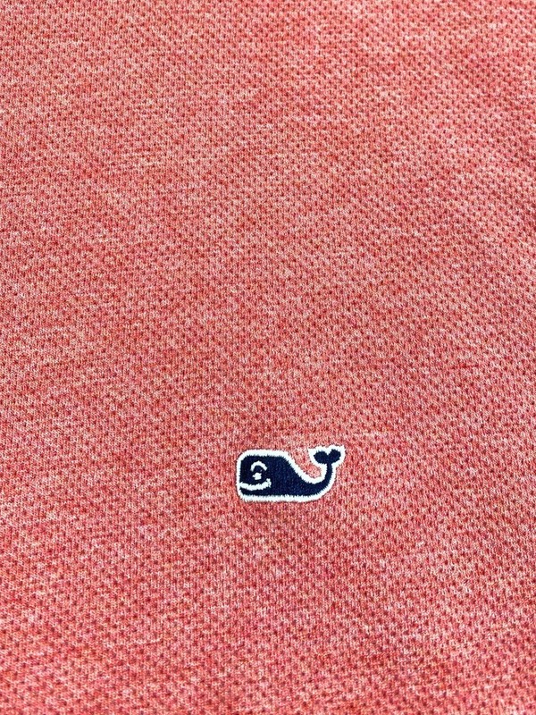 Vineyard Vines Men's Performance 1/4 Zip Mock Neck Woven Knit Red Pullover 2XL gallery
