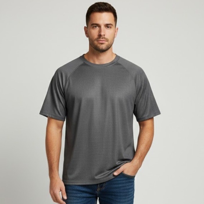 ZeroXposur Mens Gray Textured Performance TShirt Size XXL SPF 50 gallery