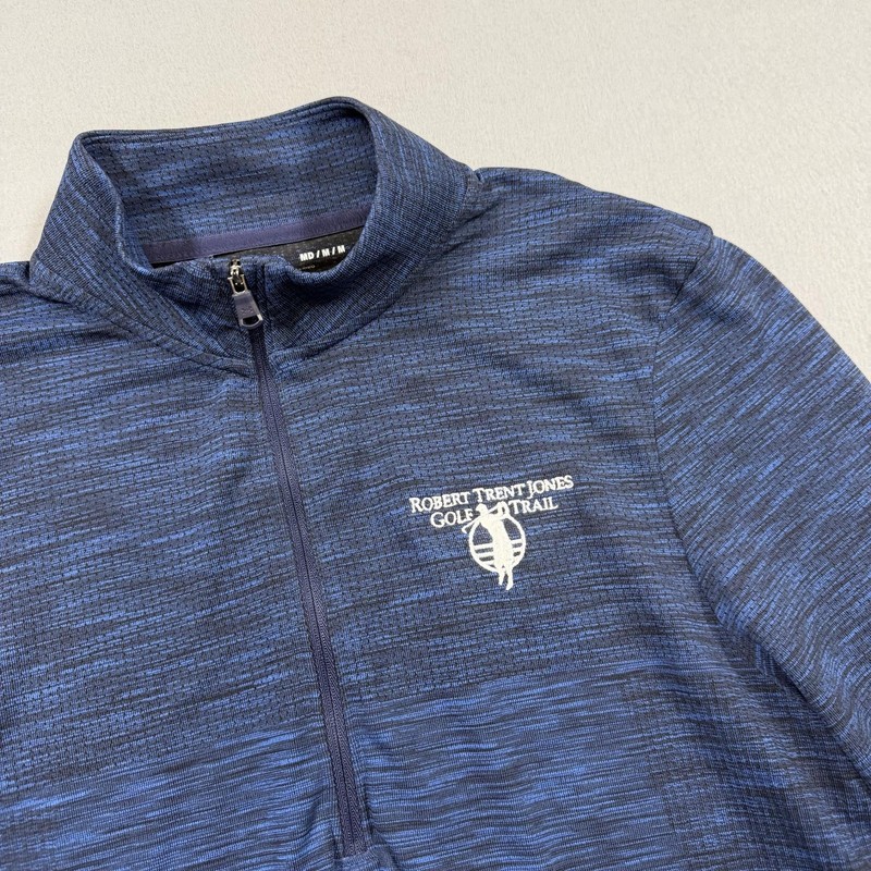 Under Armour Pullover Mens Medium Blue 1/4 Zip Robert Trent Jones Golf Trail gallery