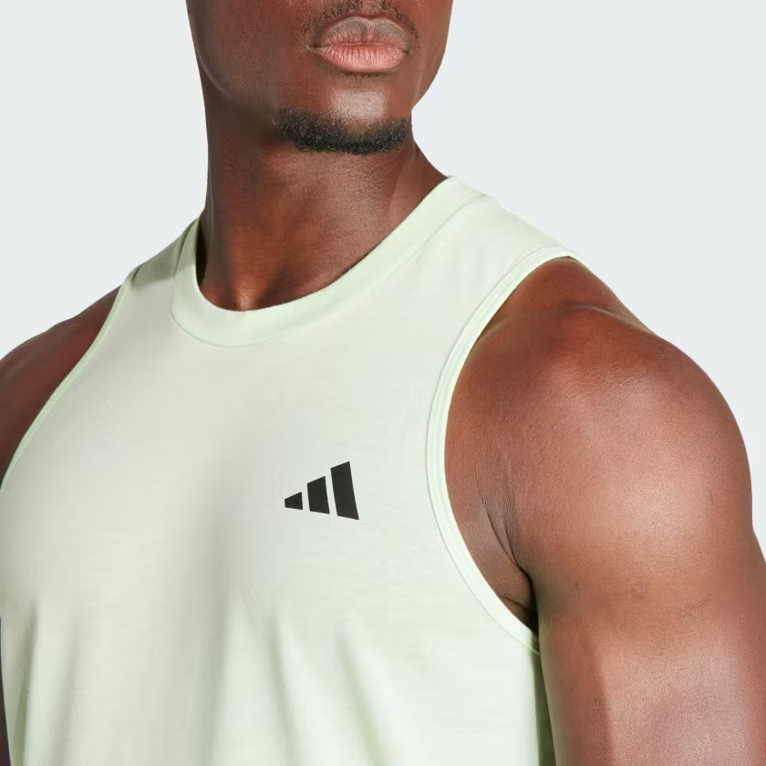 Adidas Green Train Essentials AeroReady Training Sleeveless T-shirt SZ: 3XLT NWT gallery