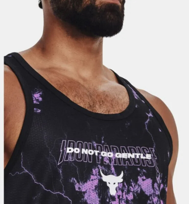 new UNDER ARMOUR Iron Paradise men tee t-shirt Dwayne Johnson 1373575 XL $50 gallery
