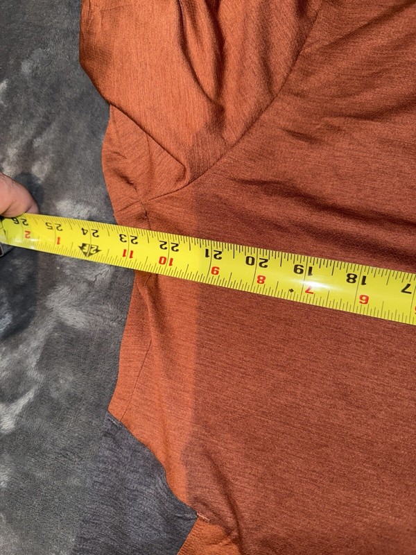 Lululemon Fast Free Short Sleeve Red/Orange Gray Men's Size XL gallery