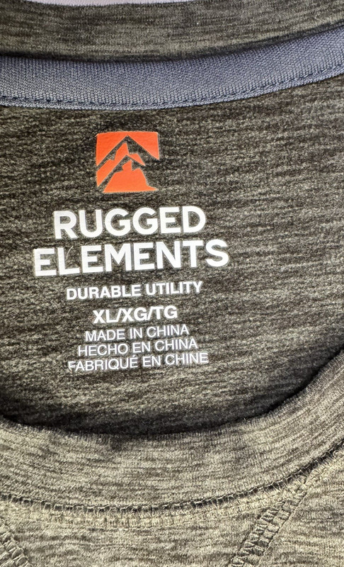 Rugged Elements Gray Long Sleeve Shirt Men’s XL Tall Performance Utility gallery