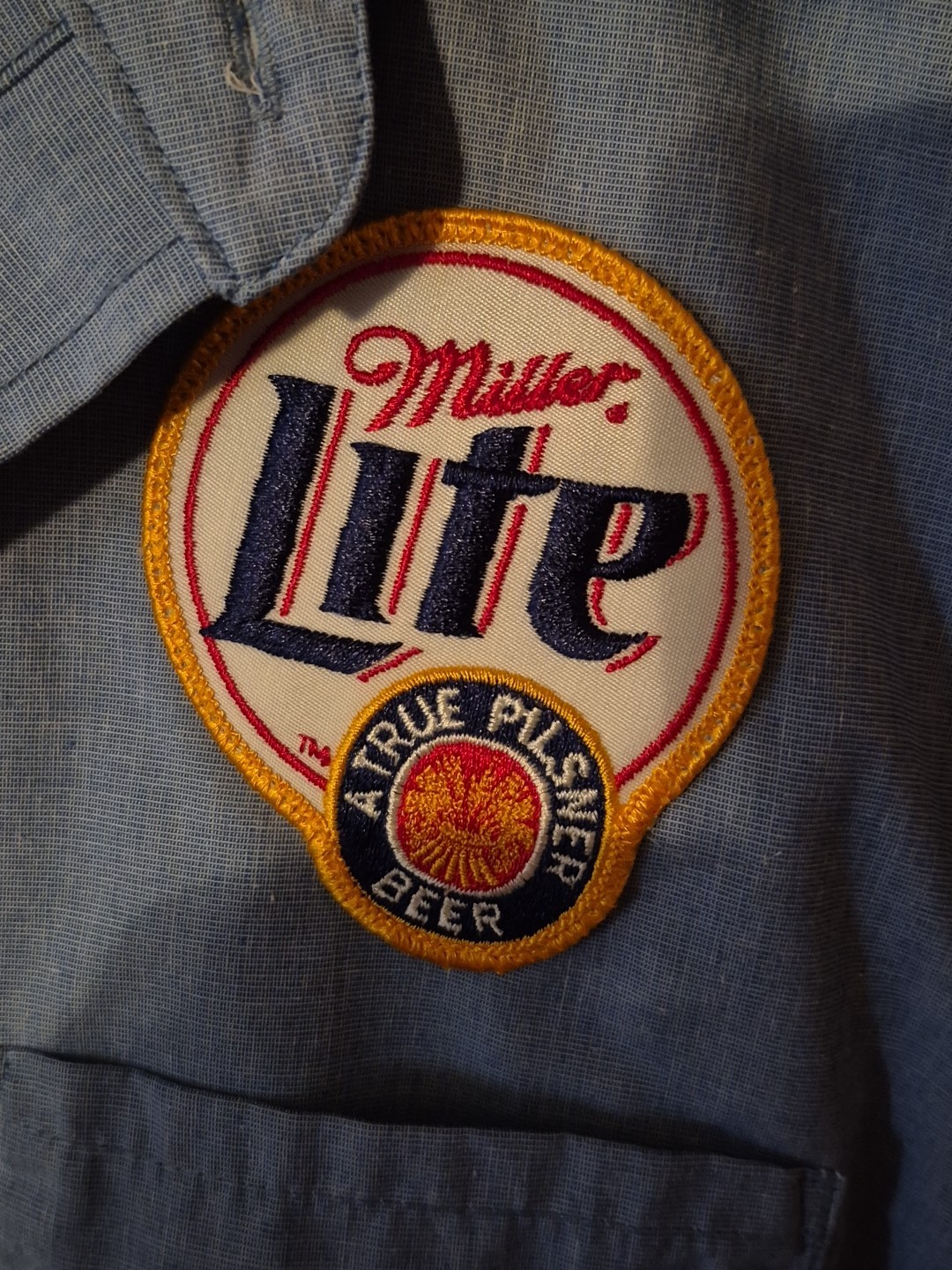 MILLER LITE Work Wear Button Shirt Men’s X-LARGE gallery
