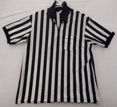 Vintage 90s MAJESTIC Referee Shirt Mens 2X Umpire 1/4 Zip Pocket