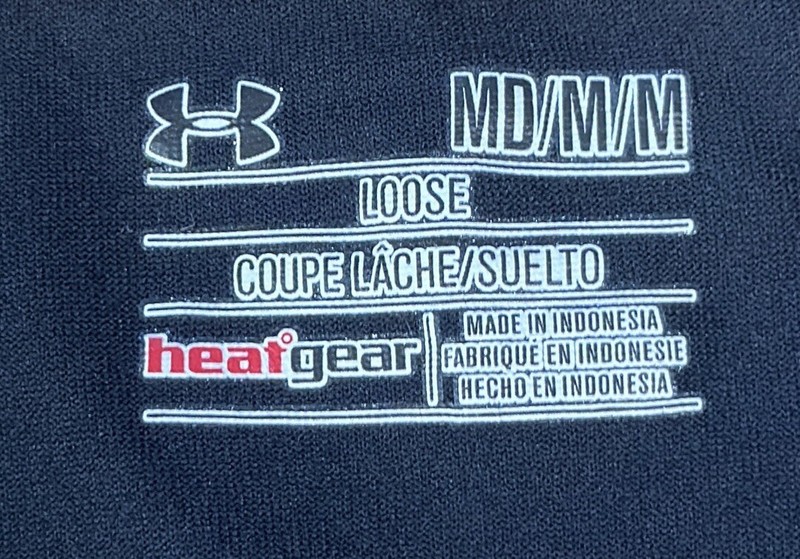 Under Armour Heatgear Loose Black Red Yellow Maryland Terrapins Terps Shirt MD gallery