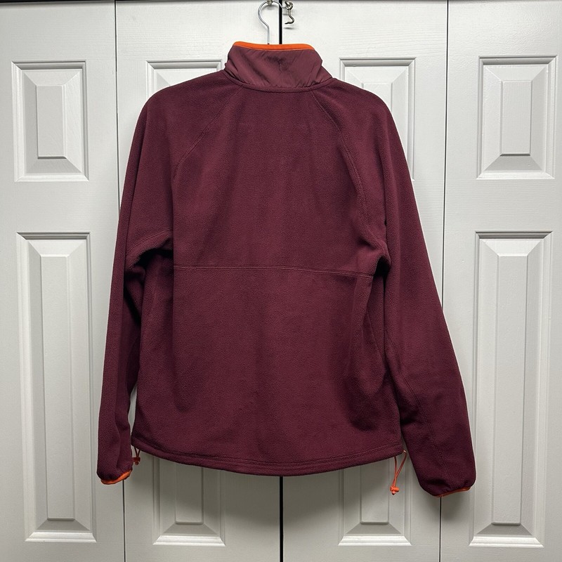 Nike Men’s Winterized Half Zip Dark Beetroot Electro Orange Size Small S gallery