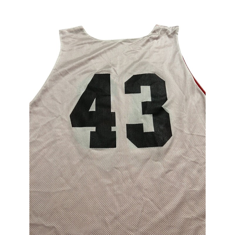Smash Athletics Basketball Jersey Mens XL White Red Good Reversible Mesh 43 gallery